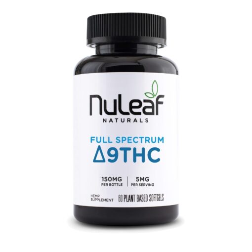 NuLeaf Naturals Full Spectrum Delta-9 THC Softgels