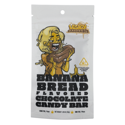 Legacy Cannabis - Banana Bread Flavored Chocolate Candy Bar